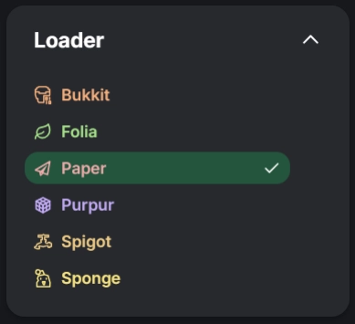 Modrinth Loader Filter